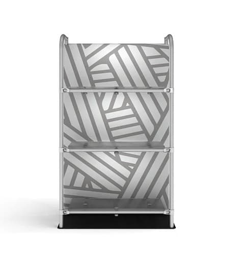 3ft x 5ft Waveline Merchandiser Trade Show Display