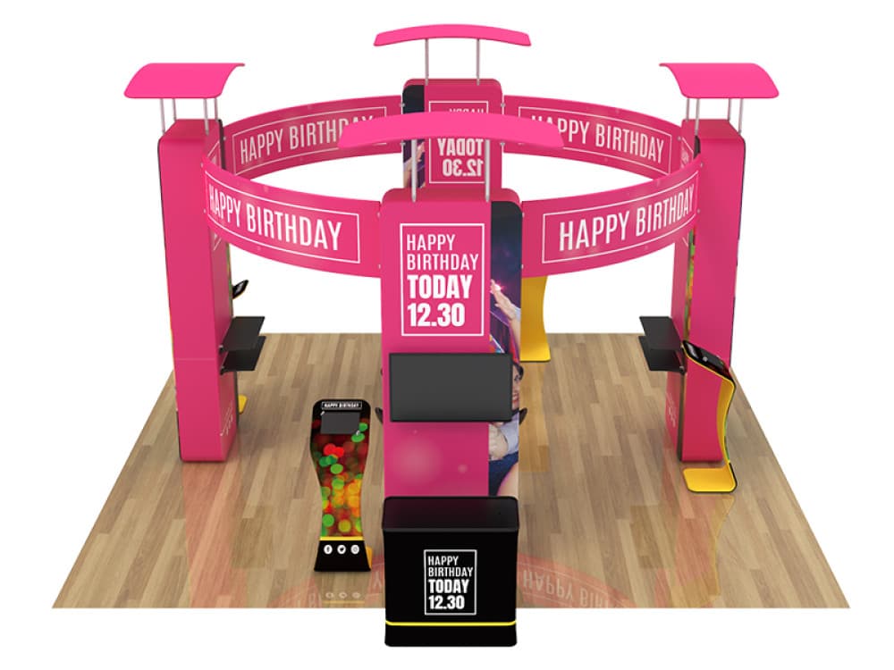 20X20ft Expo Merchandiser A Fabric Display Package