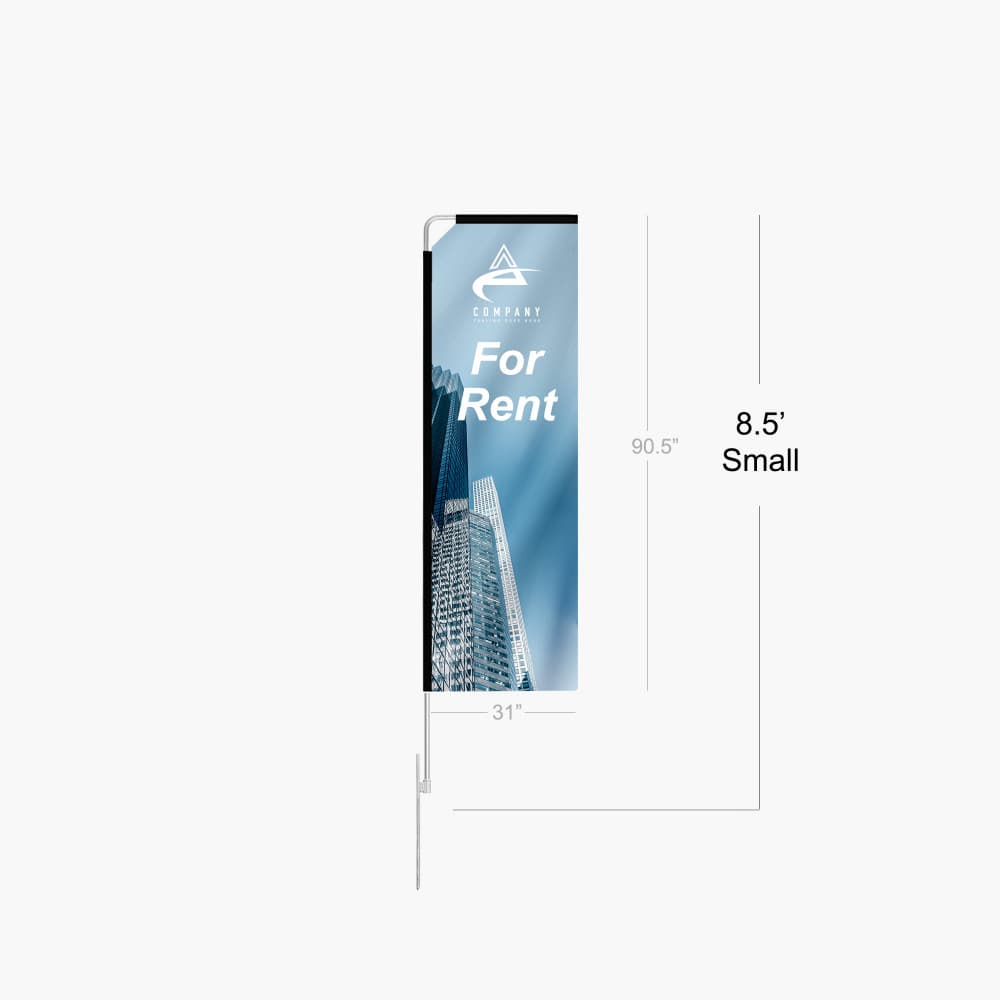 Rectangle Flag 8.5ft Small