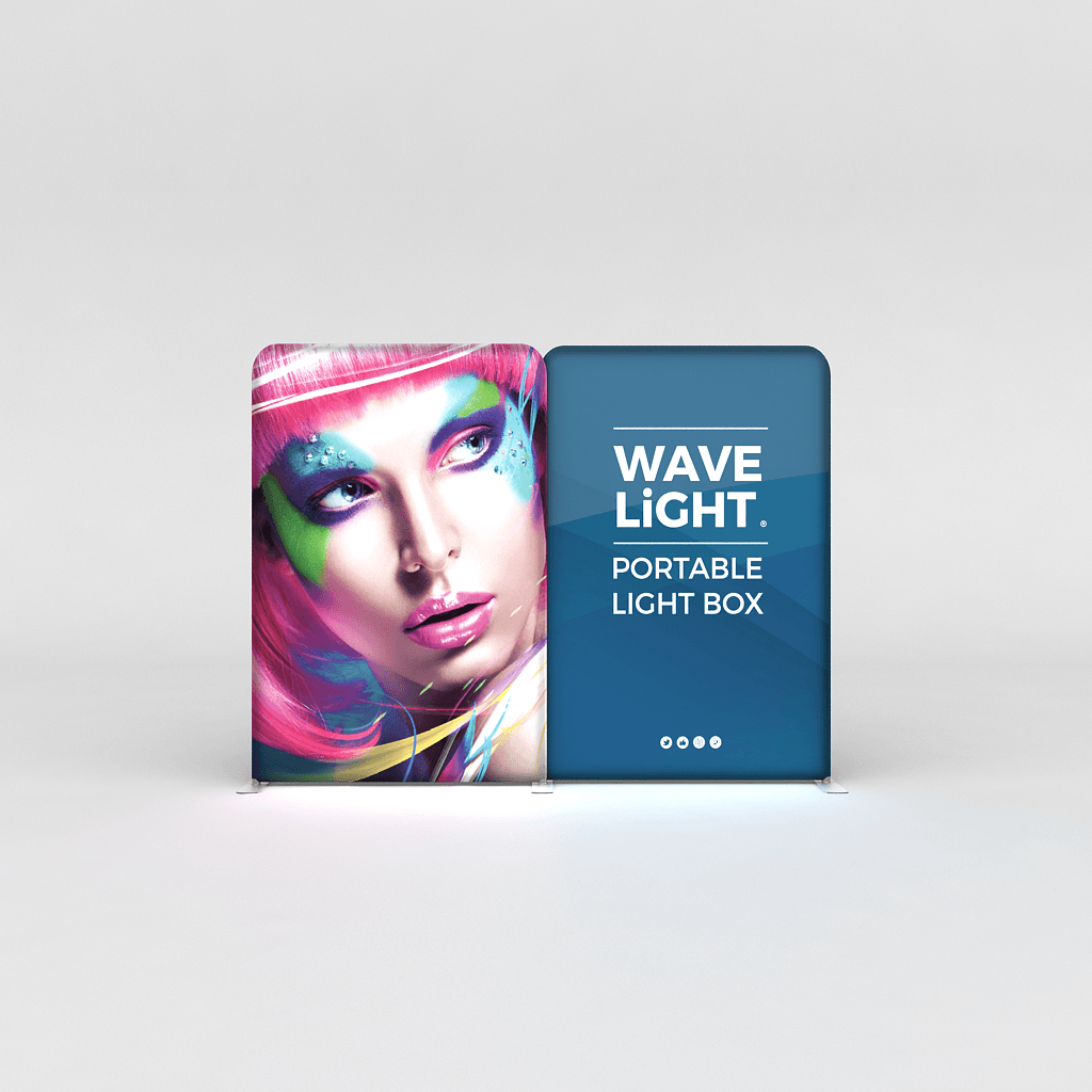 WAVELIGHT LED BACKLIT TRADESHOW DISPLAY - KIT06