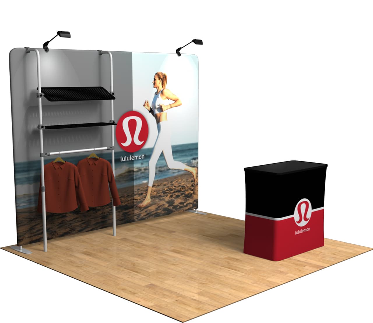 10ft QuickZip MAX Showcase Display Kit