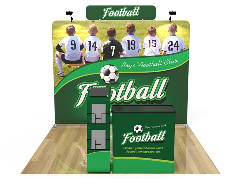 10ft QuickZip 19 Fabric Display Package