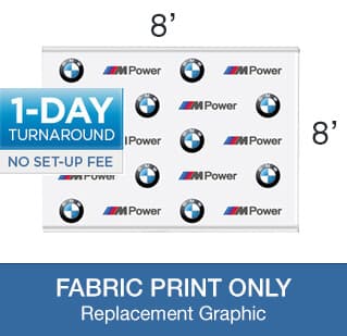 Jumbo Step & Repeat 8' x 8' Replacement Print