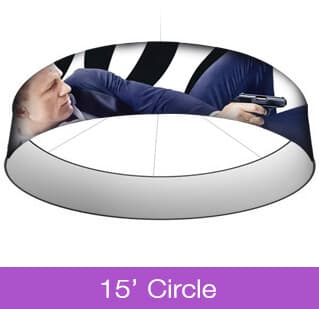 15ft Circle Hanging Sign