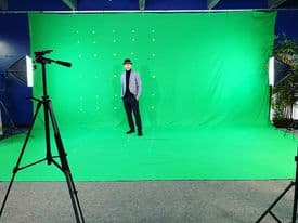 Green Screen Fabric Backdrop for Photography & Studio Use