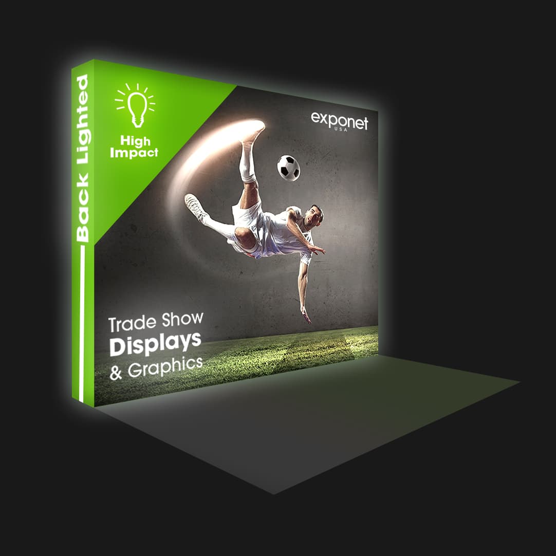 10x10ft Lumiere Light Wall Backlit Display