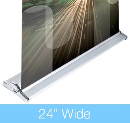 SilverStep 24 Retractable Banner Stand