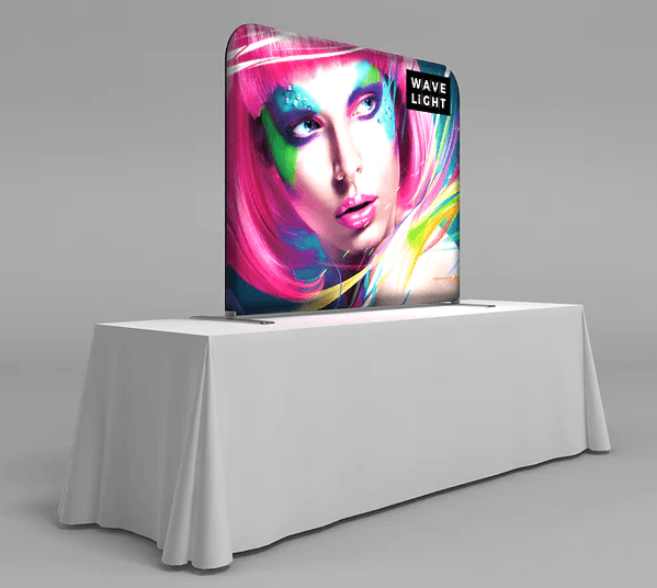 5ft WAVELIGHT LED BACKLIT TABLE TOP DISPLAY