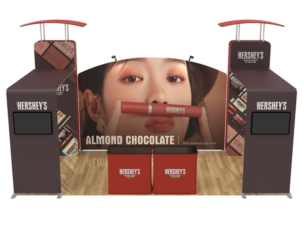 10X20ft Expo Merchandiser 14 Fabric Display Package