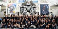 large group of expo staff