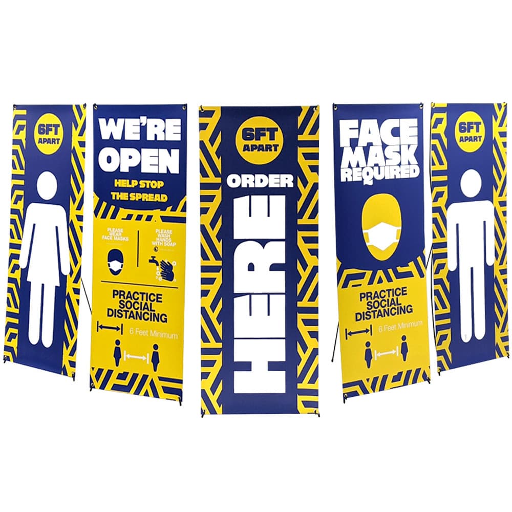 X Banner Stand 5-Pack