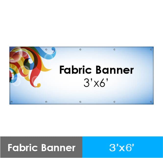 Fabric Banner 3'x6'