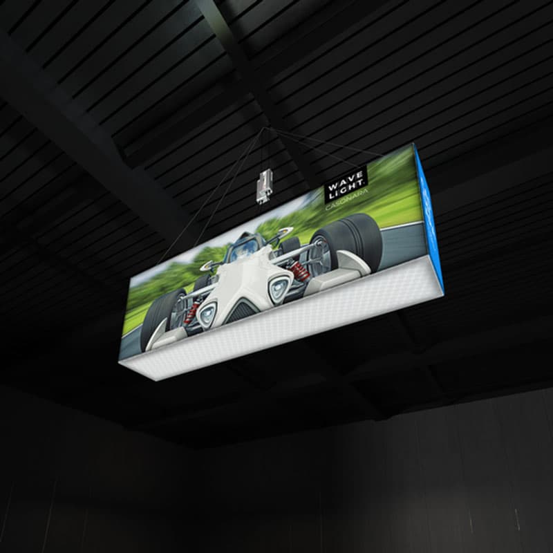 10ft WaveLight Casonara Blimp Rectangular 360º Hanging Light Box 300M
