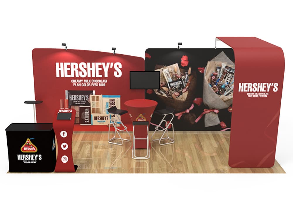 10X20ft Expo Merchandiser 13 Fabric Display Package
