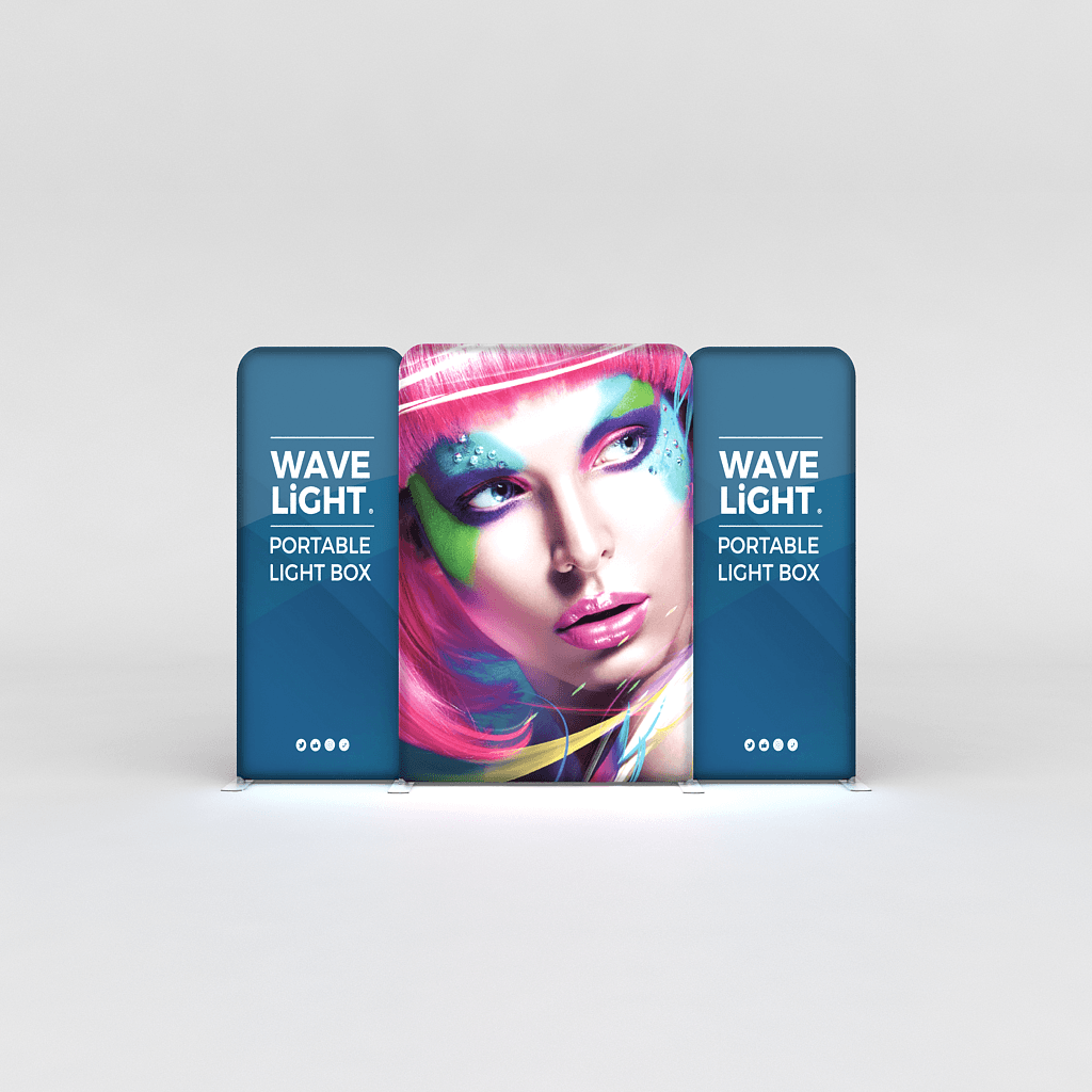 WAVELIGHT LED BACKLIT TRADESHOW DISPLAY - KIT07