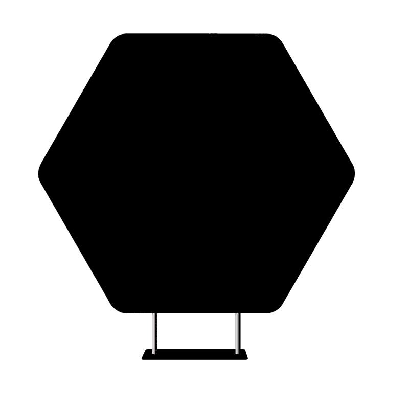7ft EZ Fab Hexigon Display