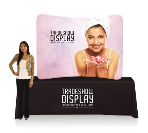 6ft Table Top EZ Tube Fabric Display