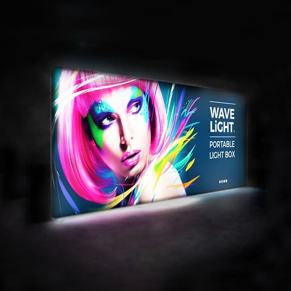 18ft WAVELIGHT LED BACKLIT TRADESHOW DISPLAY