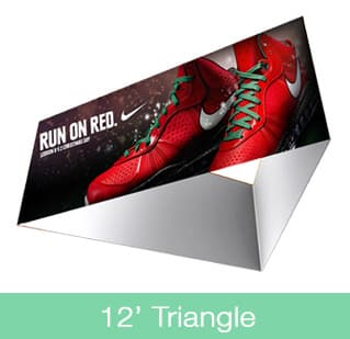 12' Triangle Hanging Sign