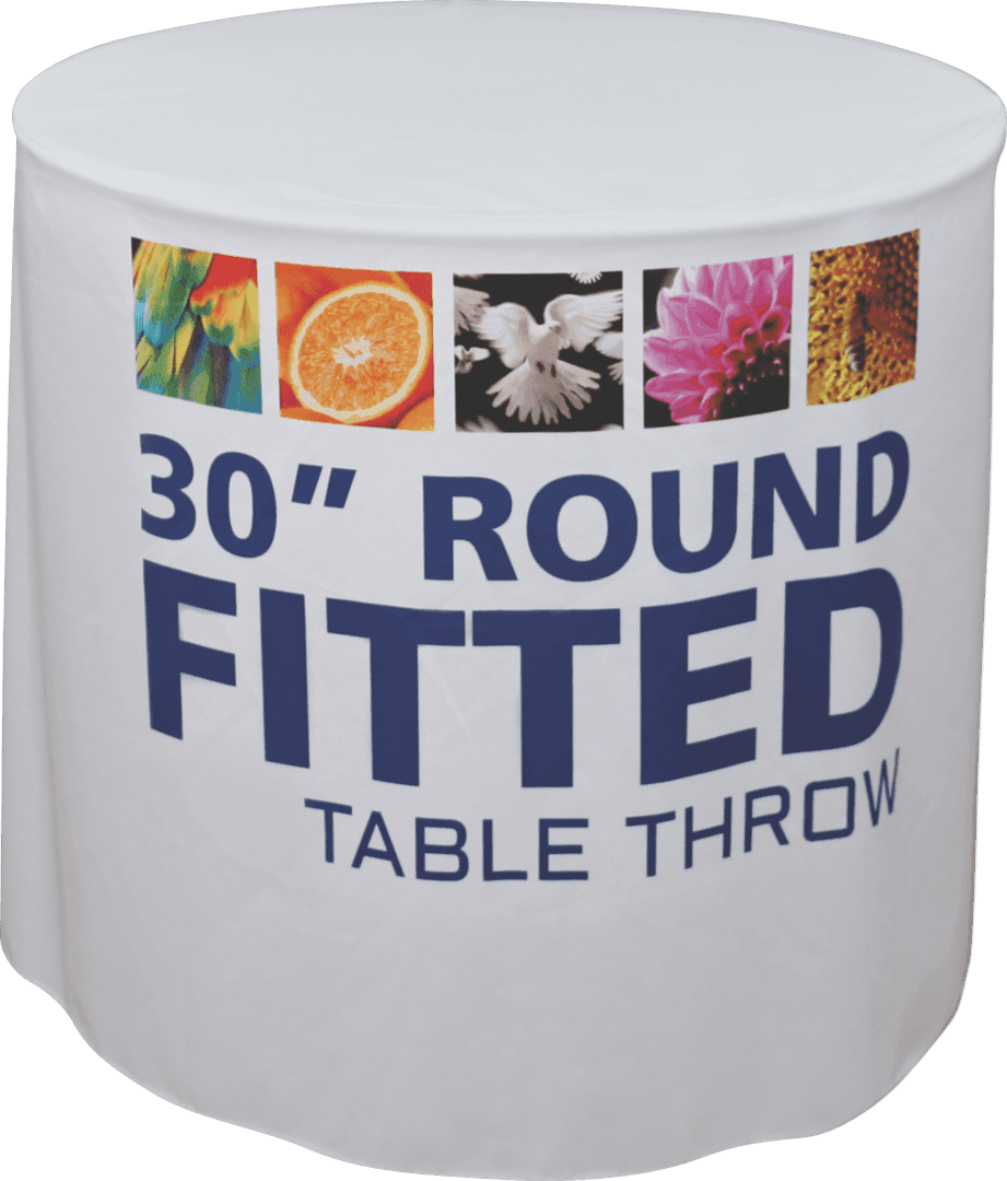 Fitted Round Table Throw