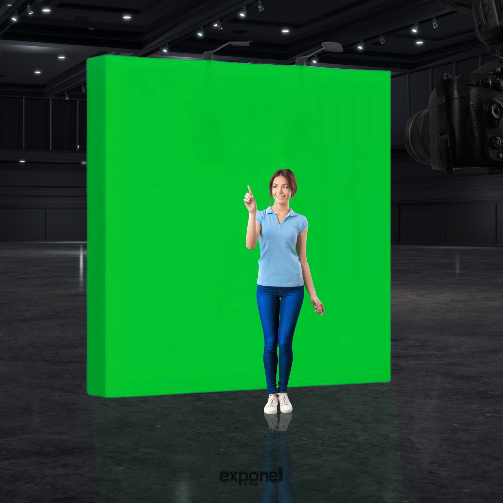 ReadyPop Collapsible Green Screen & Pop Up Green Screen Displays