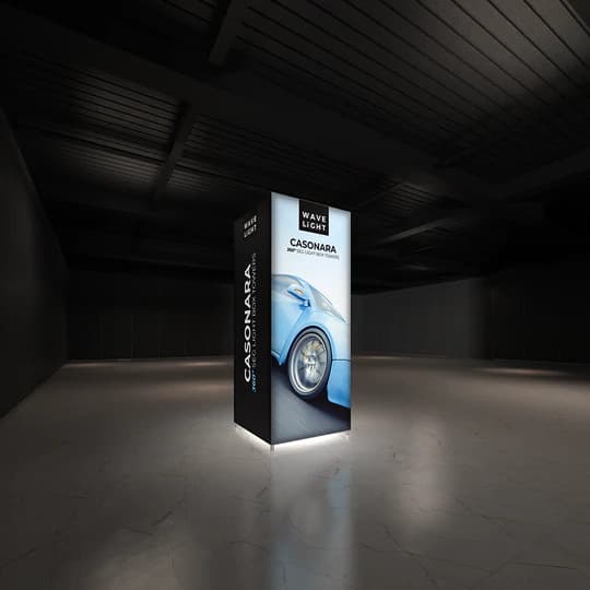 8FT WAVELIGHT® CASONARA TOWER 360º LIGHT BOX DISPLAY