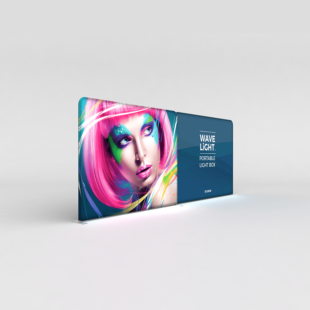 WAVELIGHT LED BACKLIT TRADESHOW DISPLAY - KIT08