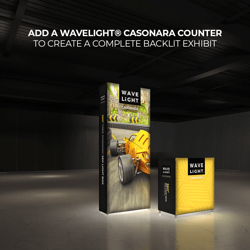 4ft WAVELIGHT® CASONARA SEG LIGHT BOX DISPLAY