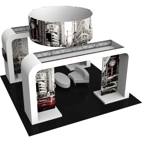 What is a HYBRID TRADE SHOW DISPLAY?
