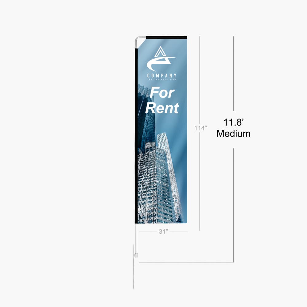 Rectangle Flag Medium 11.8ft