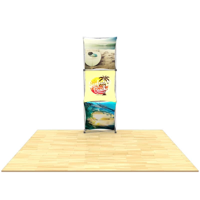 3D Snap 1x3 Alpha Display