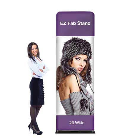2ft EZ Fab Banner Stand Display