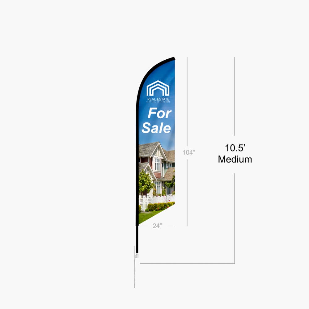 Feather Flag 10.5ft Medium