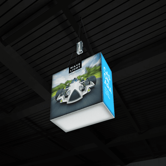3.5ft WAVELIGHT CASONARA BLIMP RECTANGLE 360º HANGING LIGHT BOX 100M
