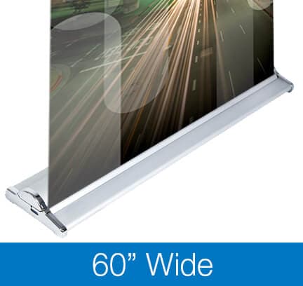 Silver Step 60 Retractable Banner Stand
