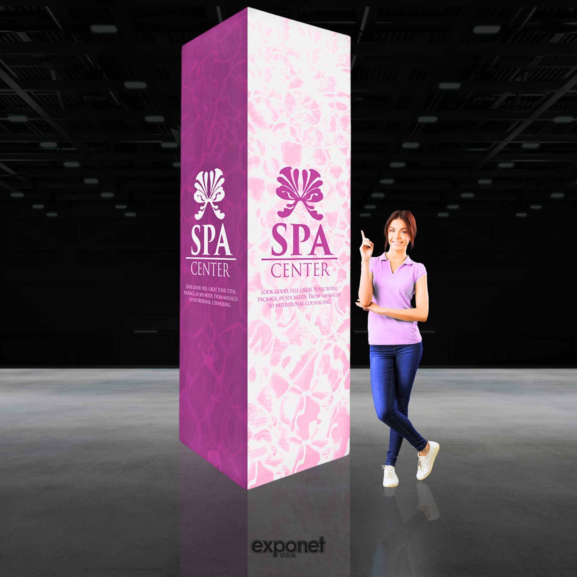 10ft EZ Fab Tower Display