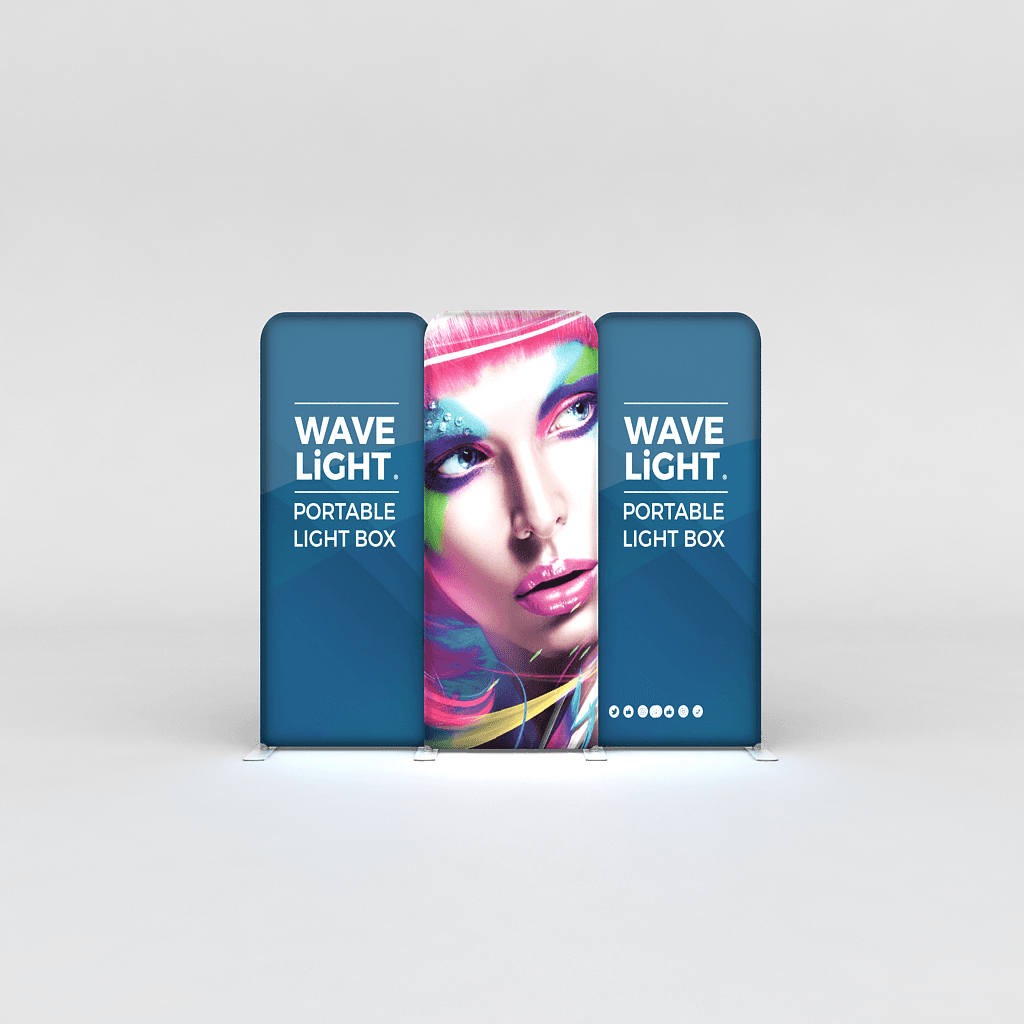WAVELIGHT LED BACKLIT TRADESHOW DISPLAY - KIT05