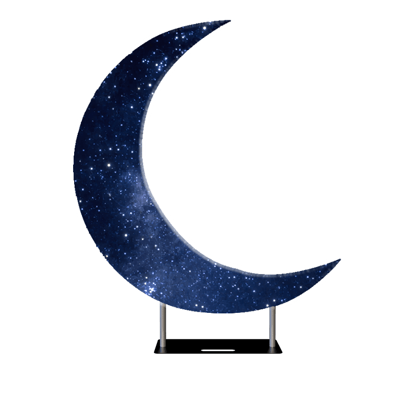 7ft EZ Fab Moon Display