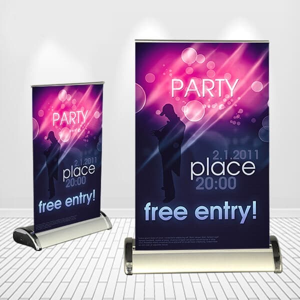 Mini TableTop Banner Stand