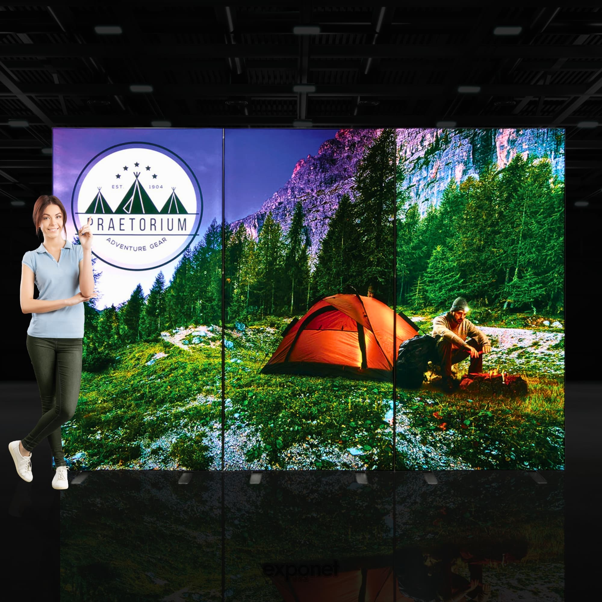 One Choice 3-Pack Light Box Display