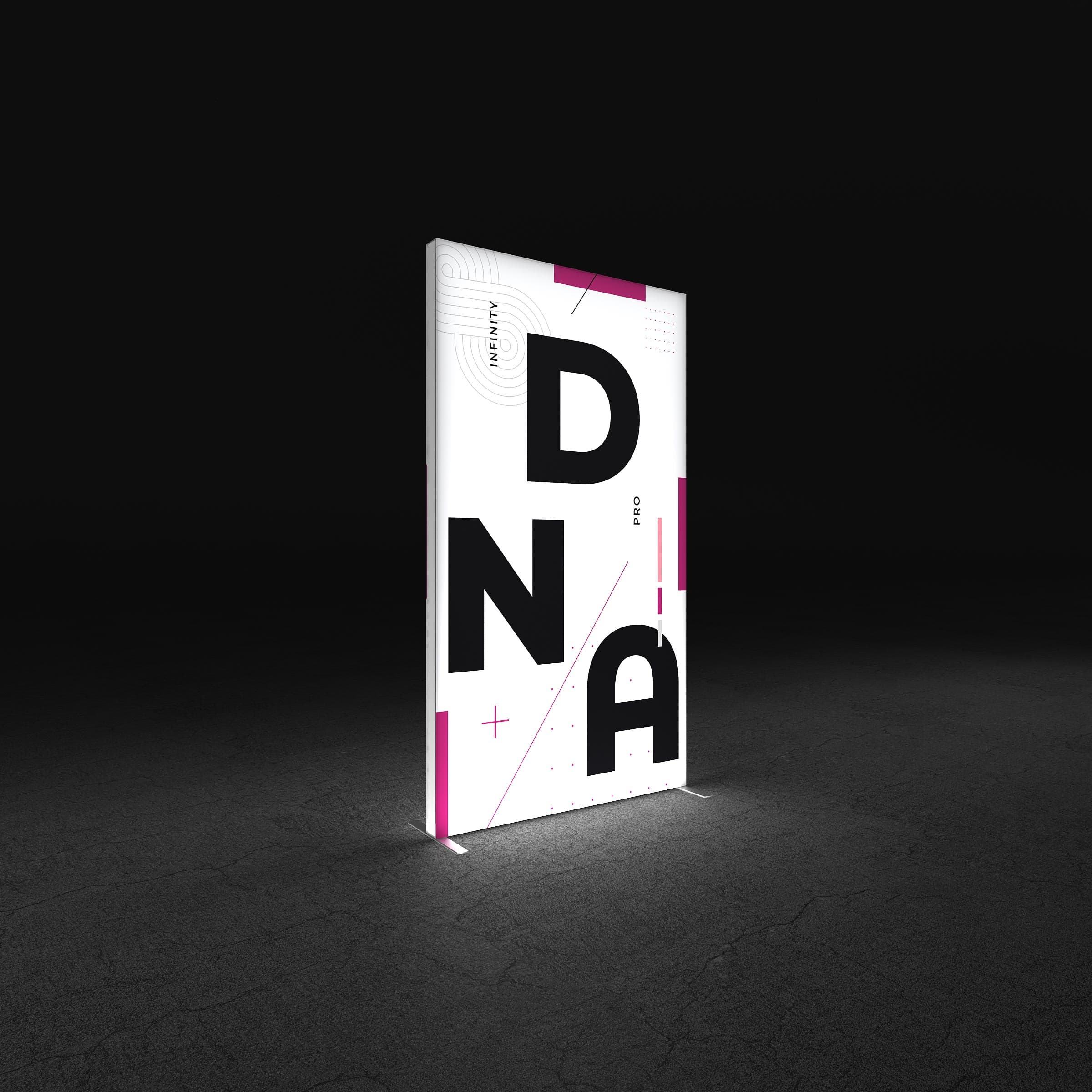 4.5ft INFINITY DNA PRO 1400L Lightbox Display