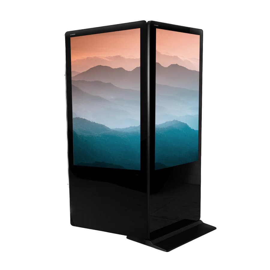 LEDscopic 55” Double Screen 4K USB Digital Kiosk