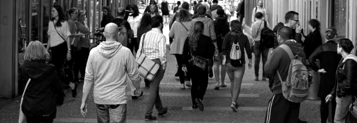 people looking for charging kiosks